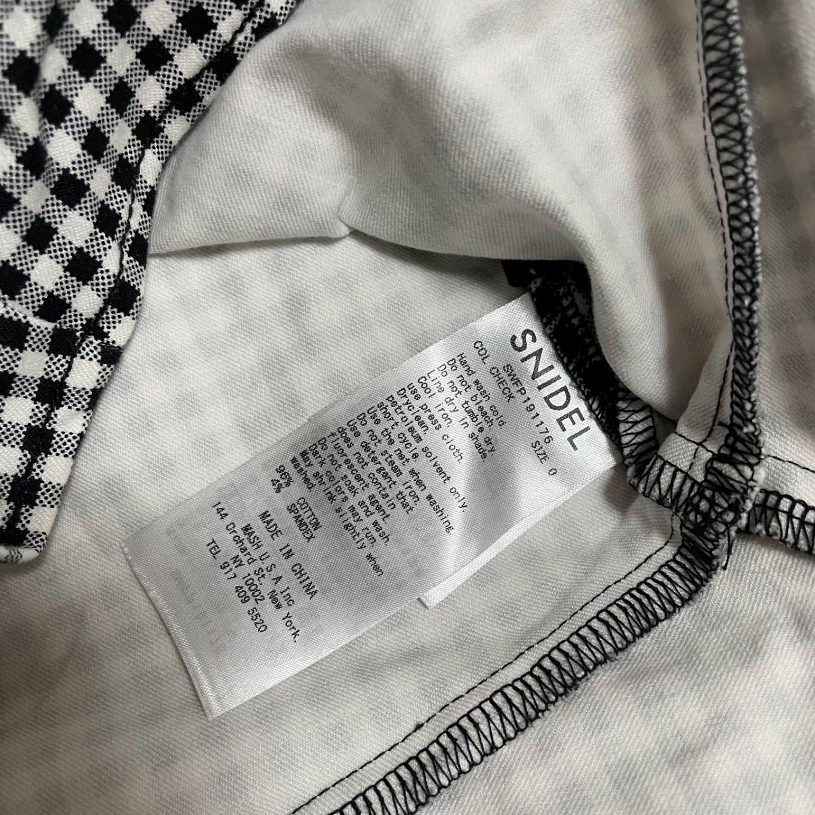 snidel】ギンガムチェックフリルスイムウェア【もも様専用】 ギンガム