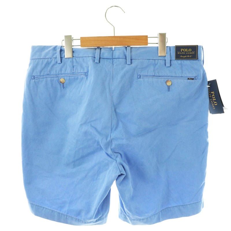 【POLO RALPH LAUREN】コットン混 ショートパンツ ブルー Polo ポニー コットン メッシュ ショートパンツ