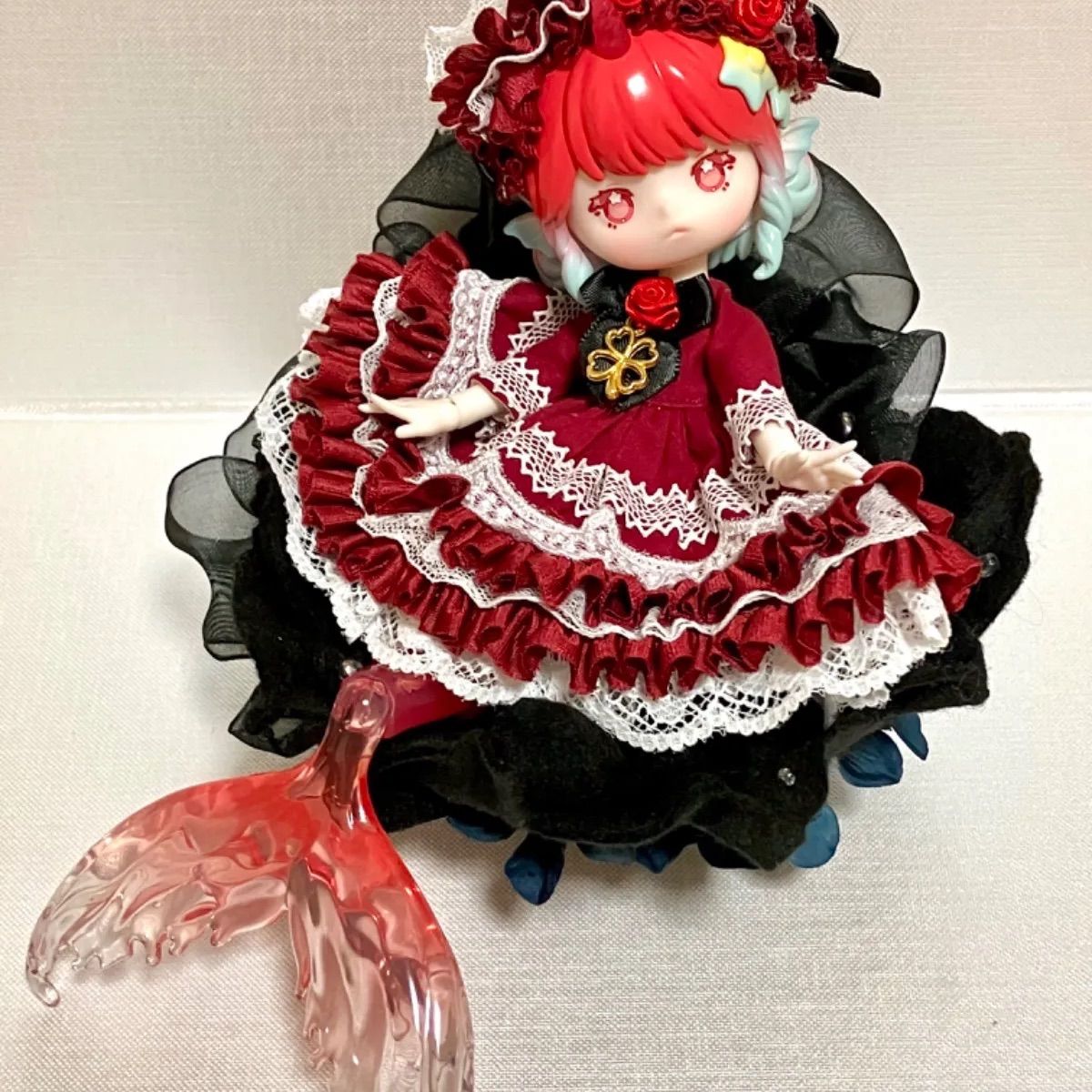 おやゆび姫の玉座 特装版 赤×白 ドール アンティーユ リロロ オビツ11