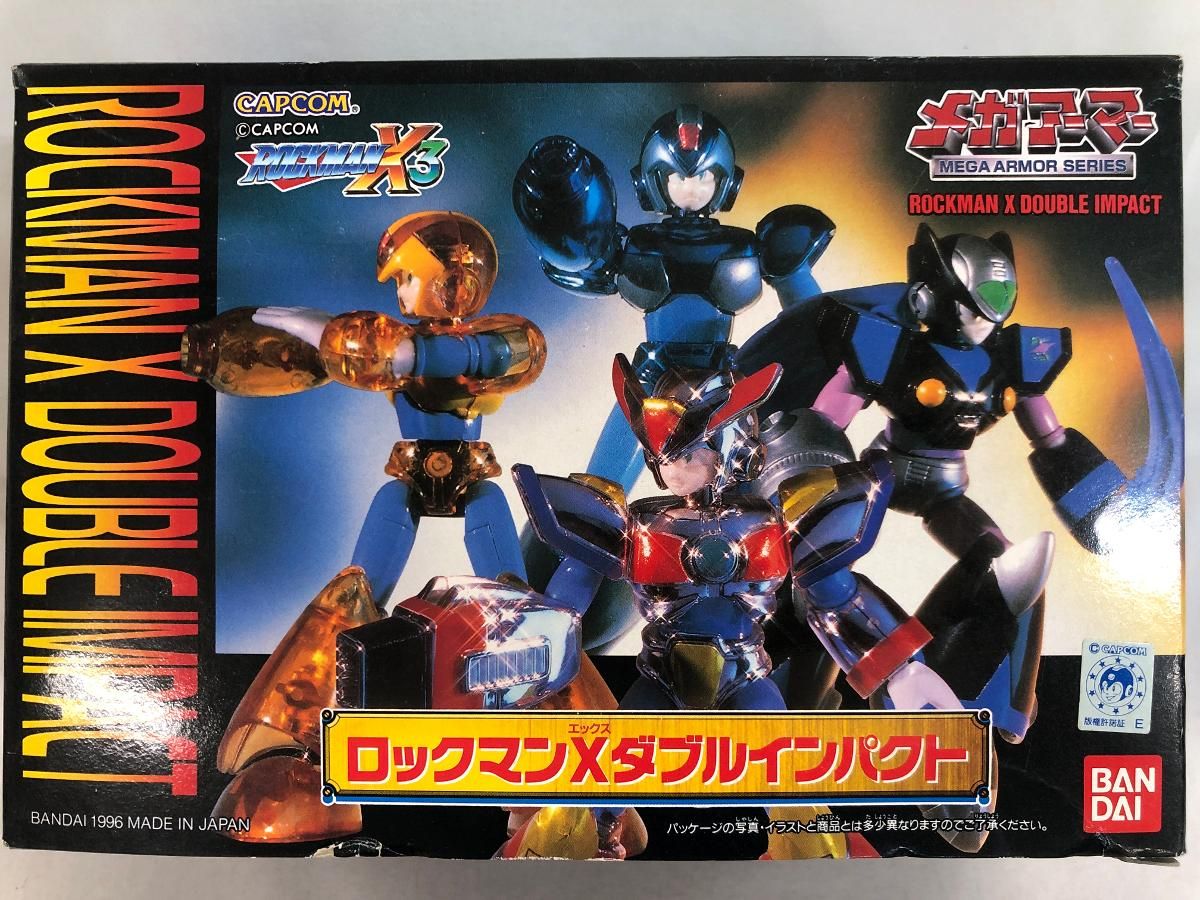 【レア】ロックマンX3　メガアーマーシリーズ　ダブルインパクト新品 ロックマンXダブルインパクト (2体セット) 「ロックマンX3