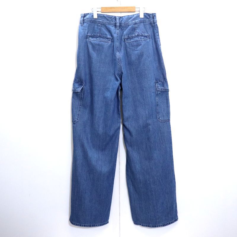 カーゴデニムパンツ XL オーバーサイズ2wayドレープバギーカーゴ