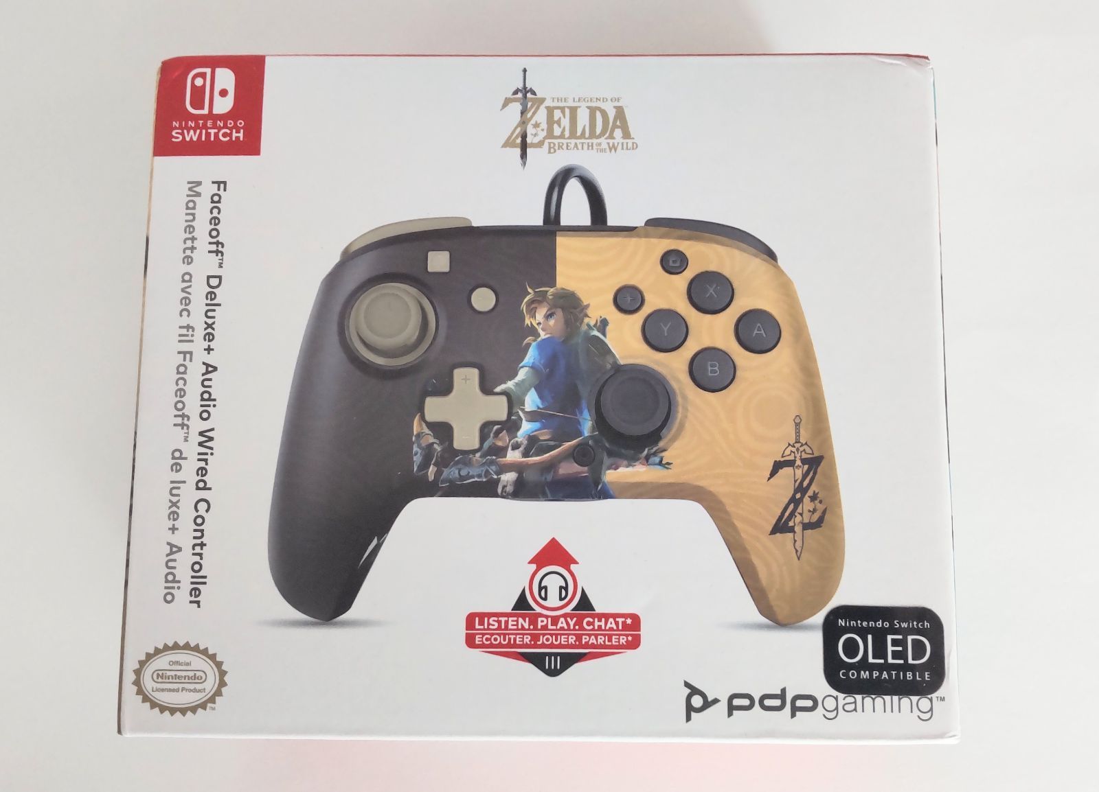 PDP Gaming Faceoff Deluxe+ Wired Switch Pro Controller Zelda: Breath of the  Wild ゼルダの伝説（並行輸入品） - メルカリ