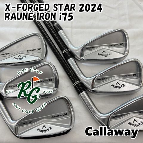 アイアンセット キャロウェイ X-FORGED STAR 2025◆RAUNE IRON i75◆S◆29 4729