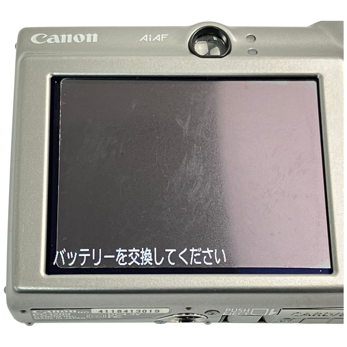 ジャンク Canon キヤノン IXY DIGITAL 900 IS PC1209 コンパクト