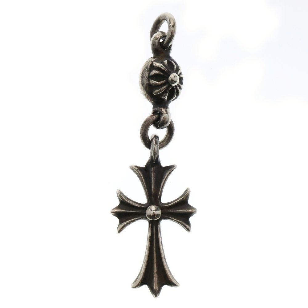 CHROME HEARTS クロムハーツ OLD 1B TNY CH CRS 1ボール タイニー CHクロス チャーム ペンダント トップ シルバー