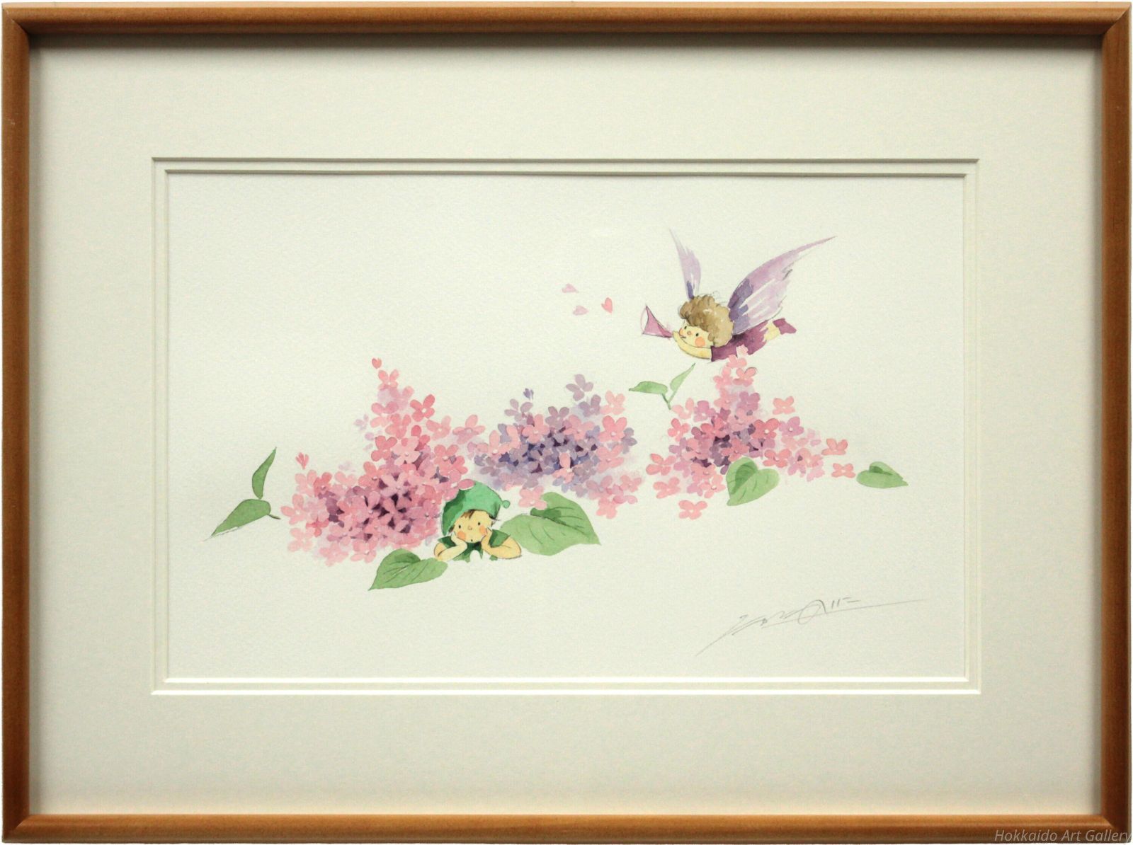 作家物 迫力 紫陽花 アジサイ 絵 絵画 72×64cm 作家物 迫力 紫陽花