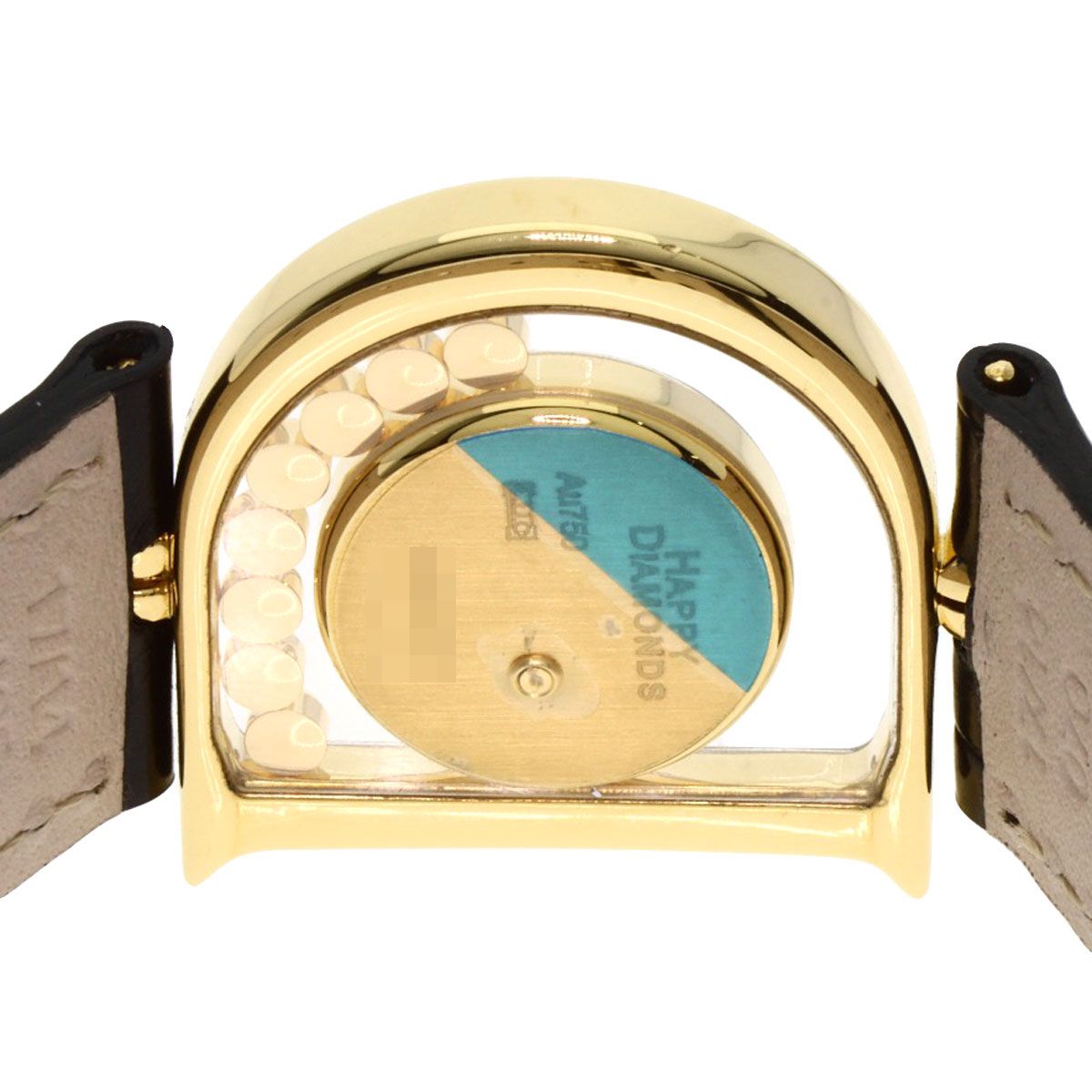 Chopard ショパール 212698 ハッピーダイヤモンド 腕時計 K18YG  