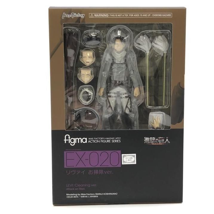 中古】未開封）figma リヴァイ お掃除Ver.[24] - メルカリ