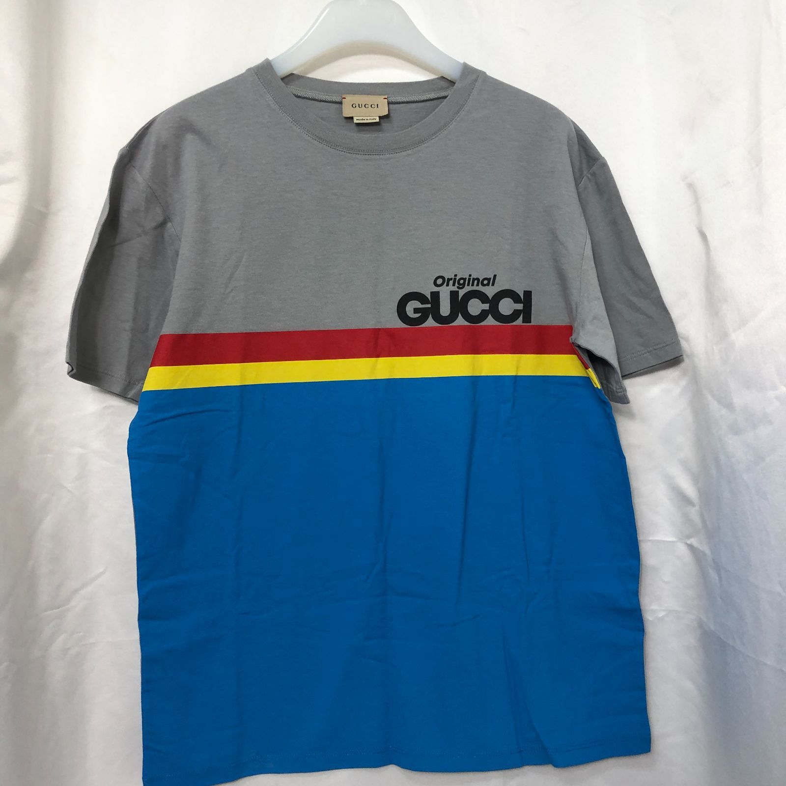 美品】Gucci グッチ Tシャツ キッズ 子供用 グレー SG10-8188 【公式通販】