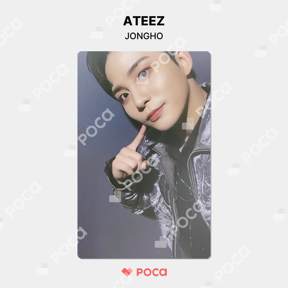 ATEEZ JONGHO PHOTOCARD ジョンホ　トレカ ATEEZ JONGHO THE WORLD EP PARADIGM Official Photocard Solo