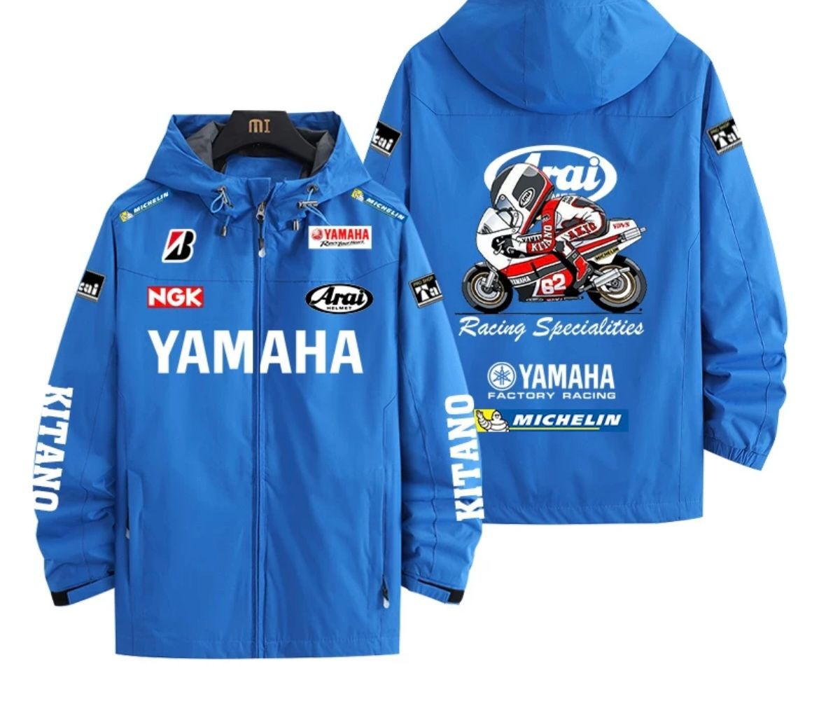 アウトレット L MotoGP RACING YAMAHA 62 汚れた英雄 レーシング ジャケット バイクウエア アウトドア スポーツ グッズ D
