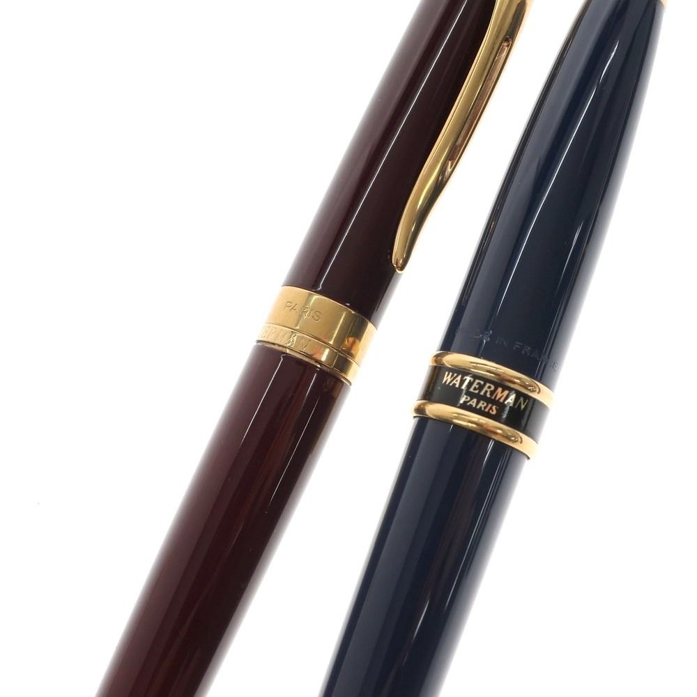 ウォーターマン 購入 WATERMAN 4本セット 万年筆 ワインレッドx