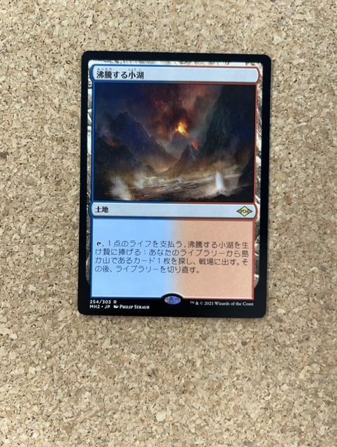 珍しい ちゃろっぺさん専用:沸騰する小湖 mtg MH2×3 マジック：ザ 