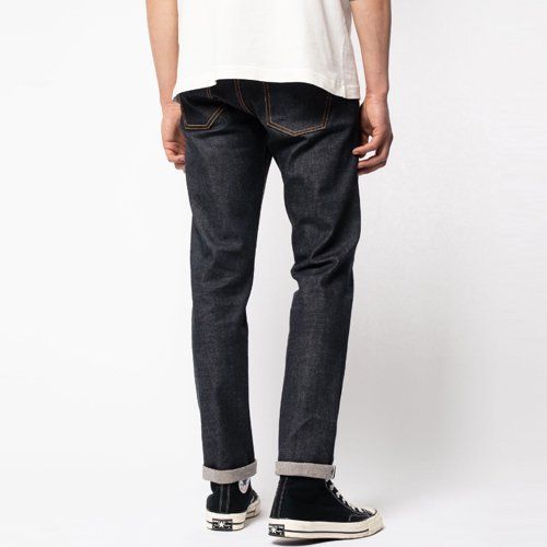 新品タグ付き】【NUDIE JEANS/ヌーディージーンズ】LEAN DEAN 「DRY 