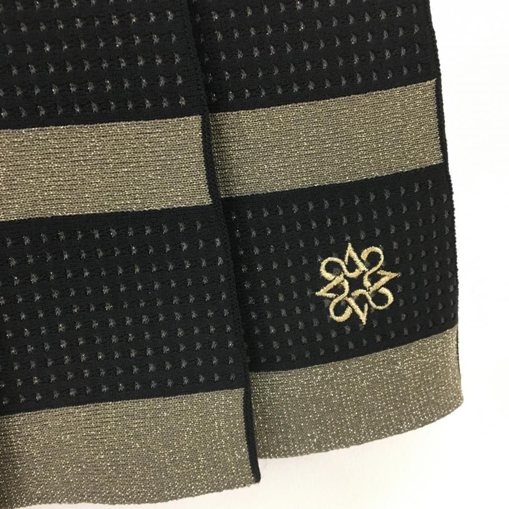 St.Andrews - 【超美品】セントアンドリュース ニットスカート 黒×ゴールド プリーツスカート  レディース M ゴルフウェア 2023年モデル St ANDREWS 超美品】セントアンドリュース ニットスカート 黒×ゴールド