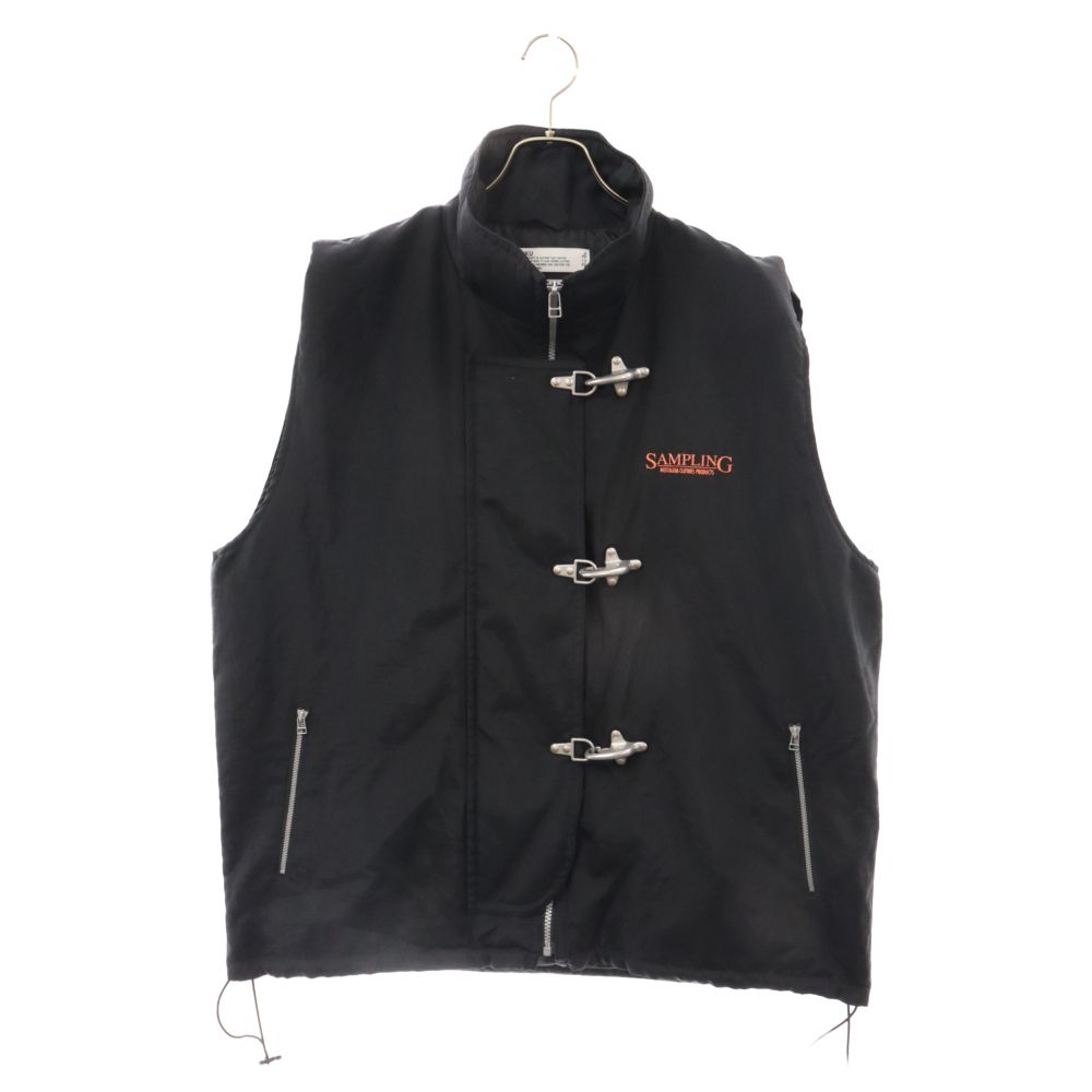 DAIRIKU ナイロンベスト DAIRIKU/Reversible Check Nylon Vest（Black） 【40%OFF