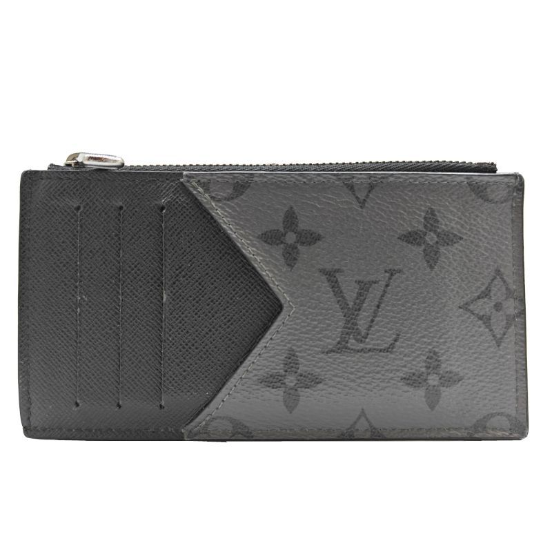 LOUIS VUITTON ルイヴィトン モノグラムエクリプス コインカード ホルダー ブラック グレー カードケース パスケース コインケース コインパース 小銭入れ M69533 メンズ