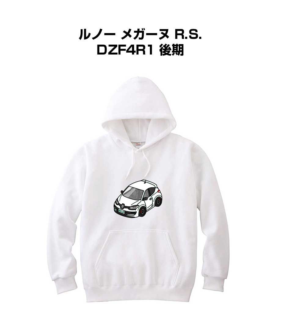 車種別ボディカラーが選べる パーカー 外車 ルノー メガーヌ R.S. DZF4R1 後期
