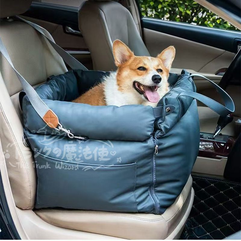 njnj 犬用カーシートカバー 後部座席用 防水 車用 傷防止 ブラック