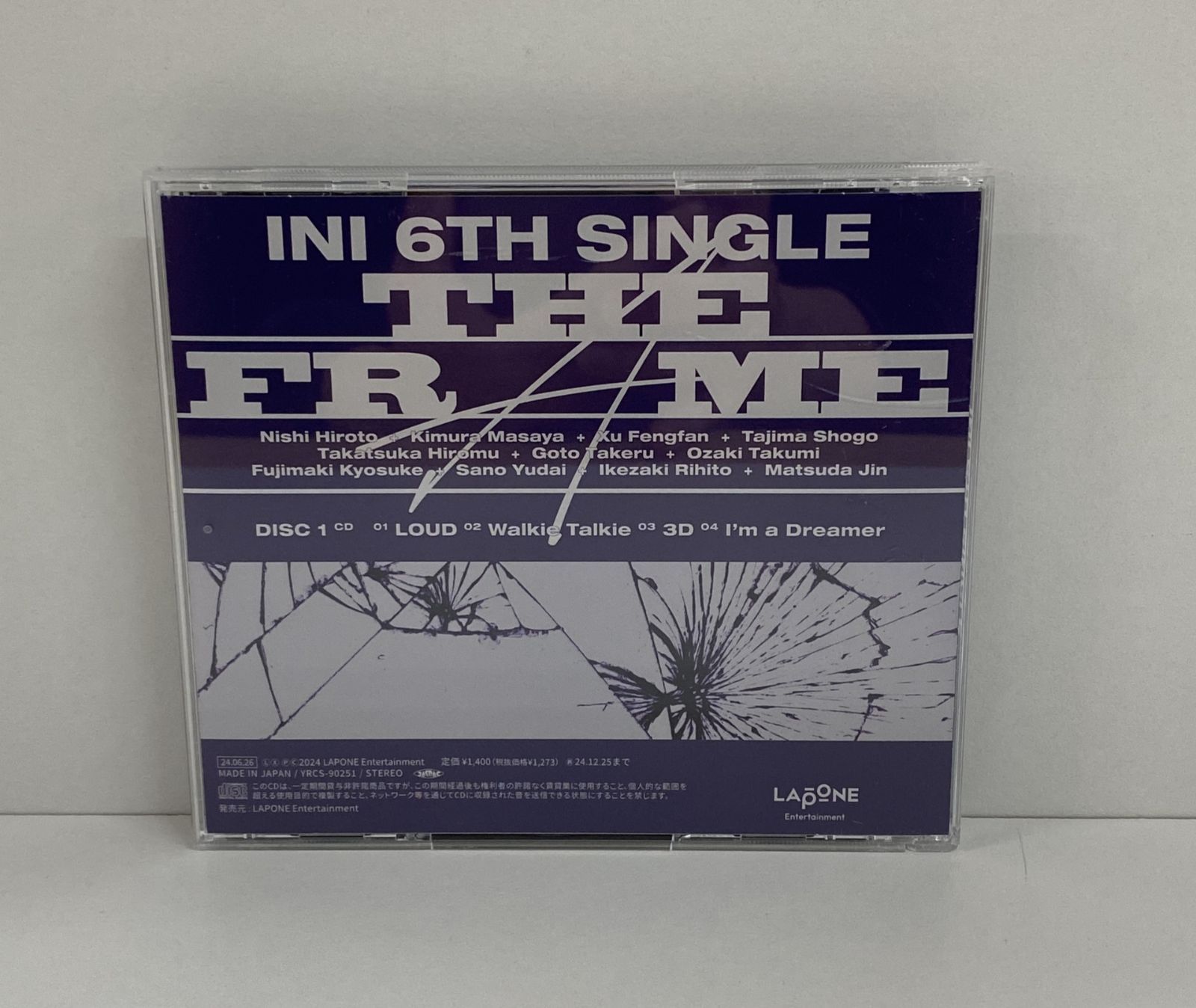 INI（アイエヌアイ）／THE FRAME (MULTI-FRAME ver.) (通常盤