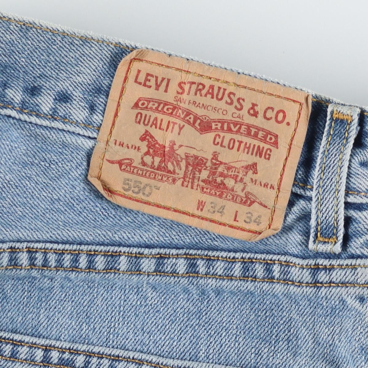 古着 リーバイス Levi's 550 RELAXED FIT テーパードジーンズ デニム