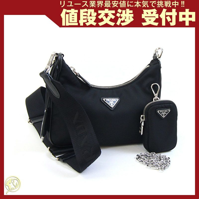 現行/未使用に近い✨プラダ Re-Edition ショルダーバッグ 2way プラダ 2WAYショルダーバッグ Re-Edition - メルカリ