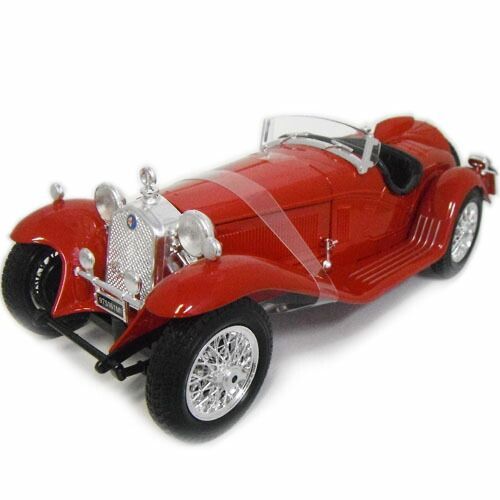 マイスト1/18 アルファロメオ　8C Maisto (マイスト) Alfa Romeo 8C 2300 Spider Touring 1/18 レッド