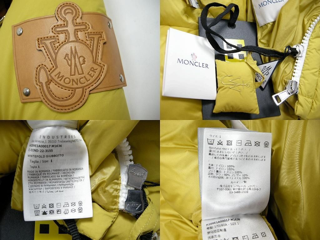 サイズ1□サイズ2□新品□モンクレール GENIUS JWアンダーソン ダウン 