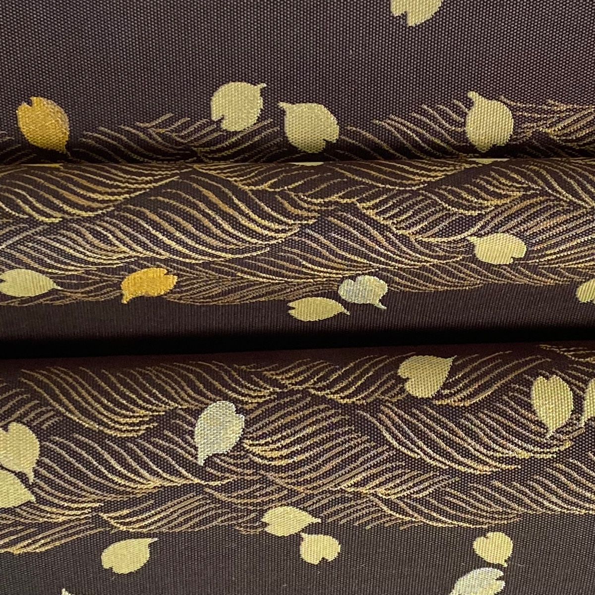 となみ帯 純金プラチナ箔 利休梅 松 宝尽くし 京舞の四季 袋帯 となみ帯 |