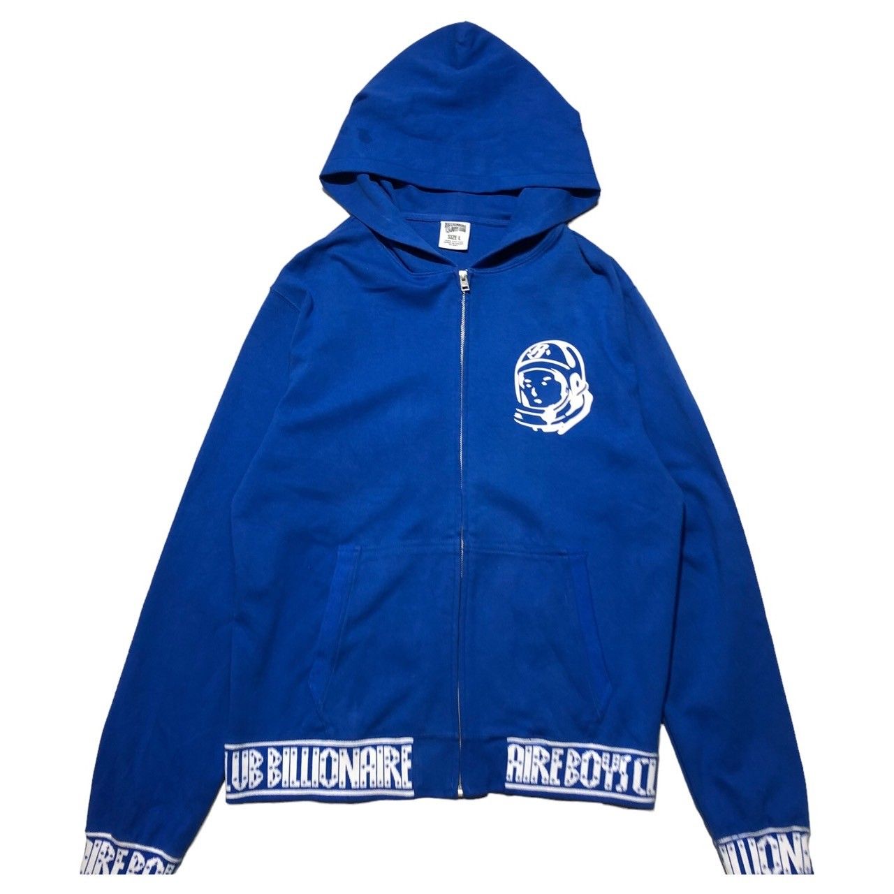 BILLIONAIRE BOYS CLUB(ビリオネアボーイズクラブ) Zip Hoodie in Nautical Blue ジップ フーディ パーカー 891-8302  L ブルー