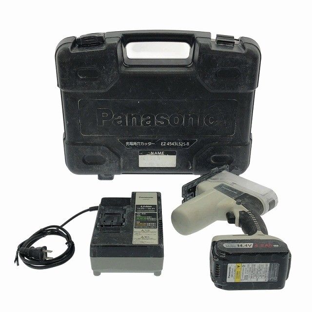 品 Panasonic パナソニック 14.4V 充電角穴カッター EZ4543 バッテリー1個 14.4V 4.2Ah 充電器 ケース113333 HRDEVELOPMENT_JP