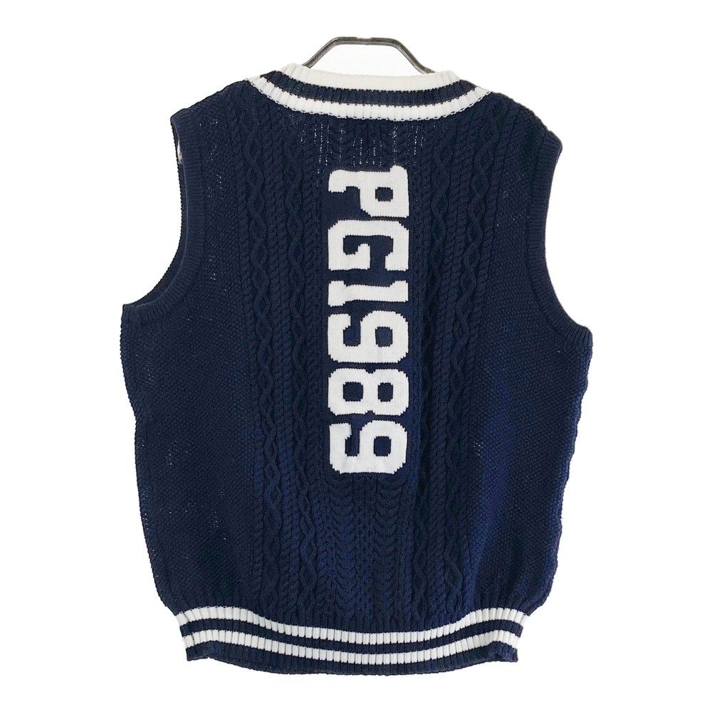 サイズ：6 PEARLY GATES パーリーゲイツ ニットベスト ネイビー系
