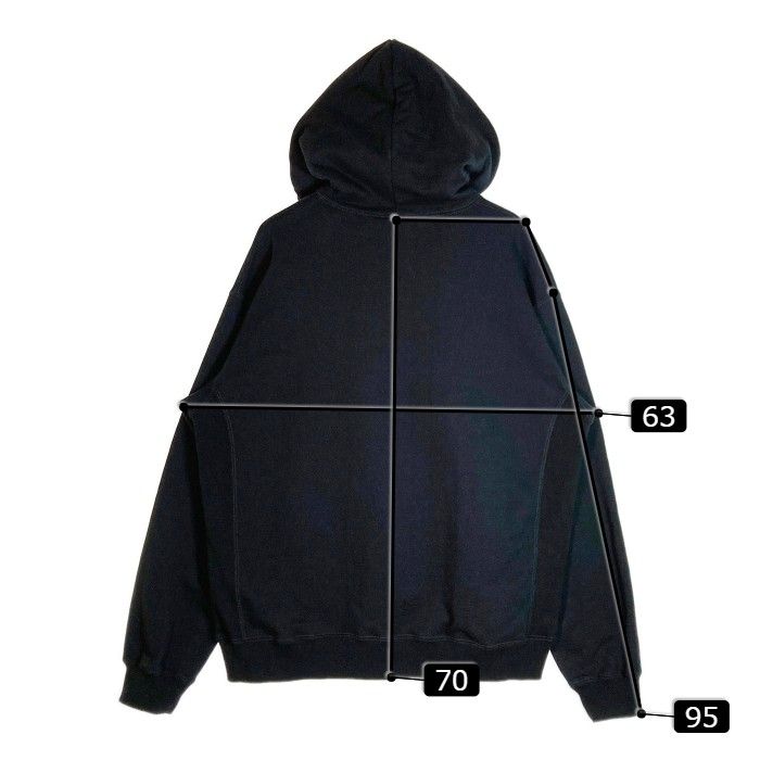 ☆THE BLACK EYE PATCH ブラックアイパッチ handle with care label hoodie 取扱注意 刺繍パーカー  ブラック sizeL - メルカリ