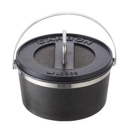 AT-113 LOGOS ロゴス プレミアム カーボンダッチ オーブン 81062200 キャンプ アウトドア