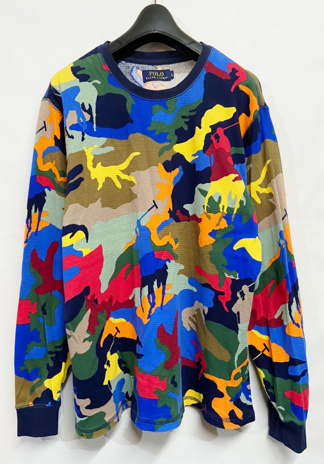 Polo Ralph Lauren カモフラージュ 長袖カットソー L POLO RALPH LAUREN ポロラルフローレン カモフラ 長袖カットソー