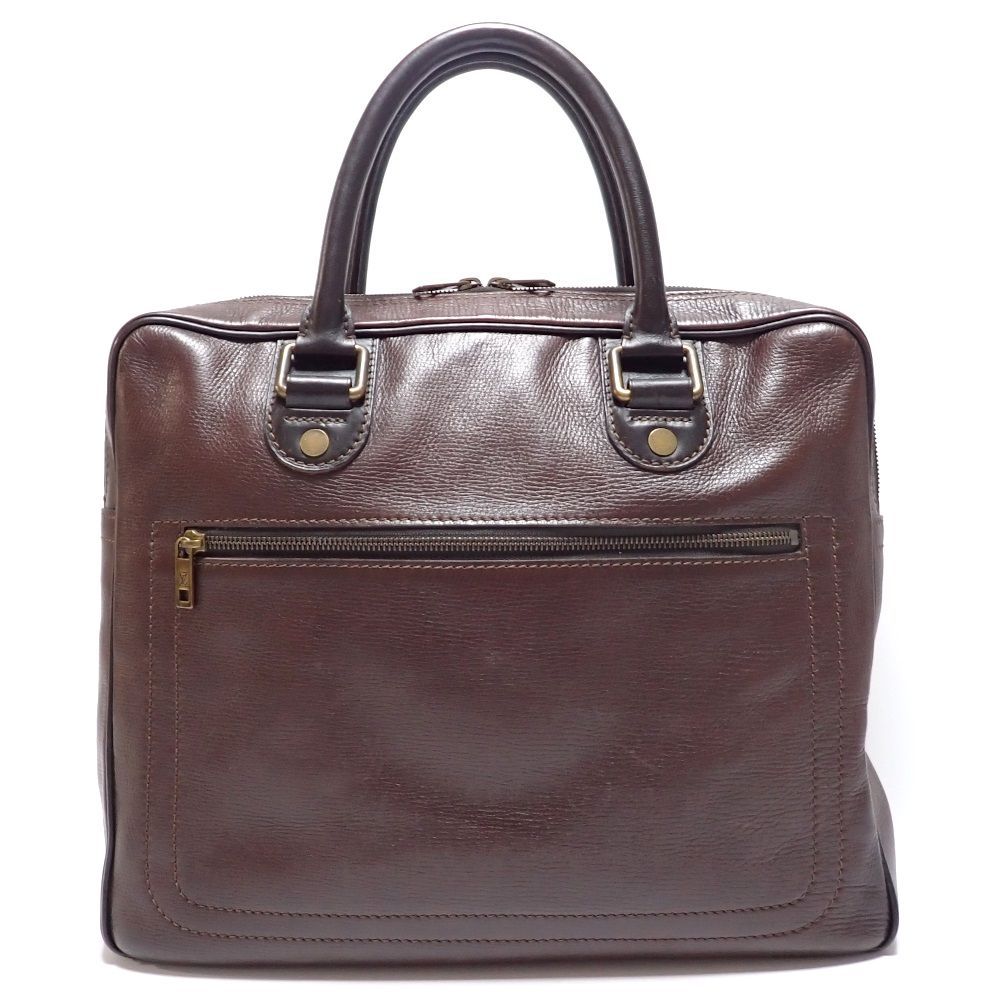 LOUIS VUITTON ルイ ヴィトン ユタ ユーロン 書類バッグ M92532 ビジネスバッグ カフェ ユタレザー メンズ バッグ 質屋