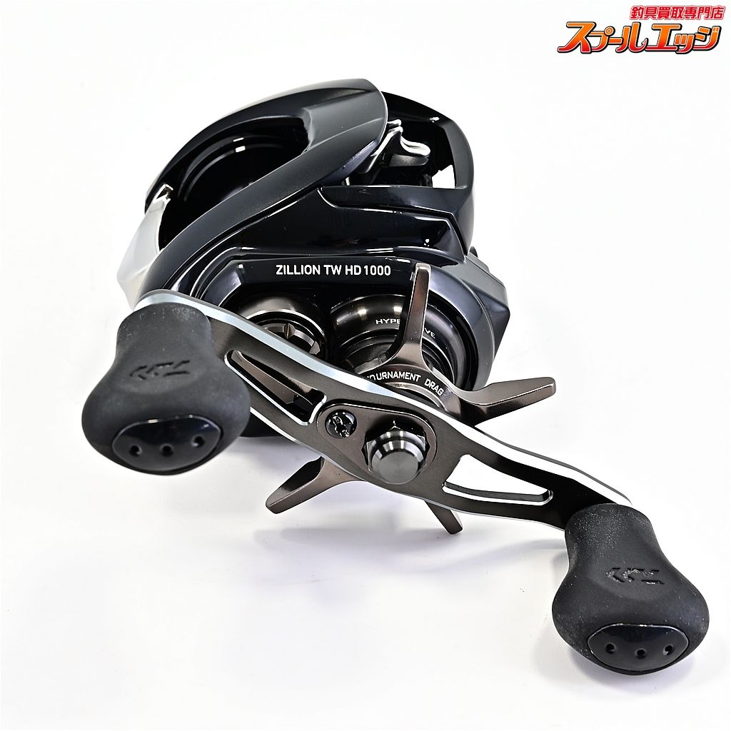 【ダイワ】 22ジリオン TW HD 1000H スティーズA純正ハンドルノブ装着  