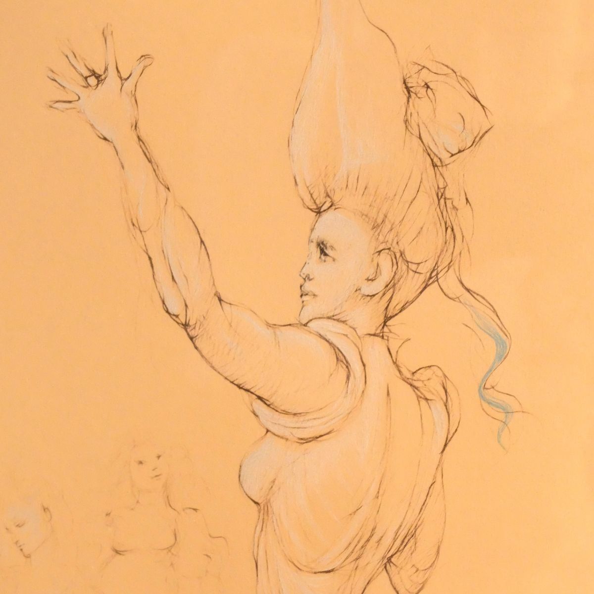 レオノール フィニ 銅版画 サイン エディション入 額 726×645mm 画面サイズ 472×400mm シュル リスム 版画 OSIa4y WWW_IBETON_RU