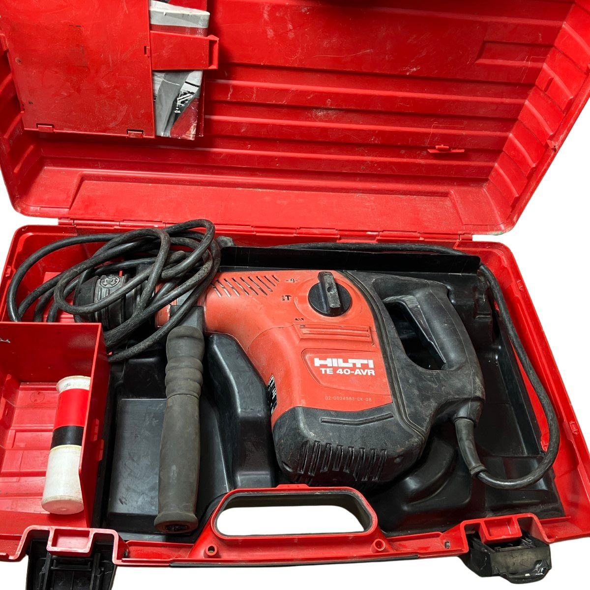 ЗЗHilti ヒルティ 100v ハンマドリル ケース付 TE 40-AVR レッド - メルカリ