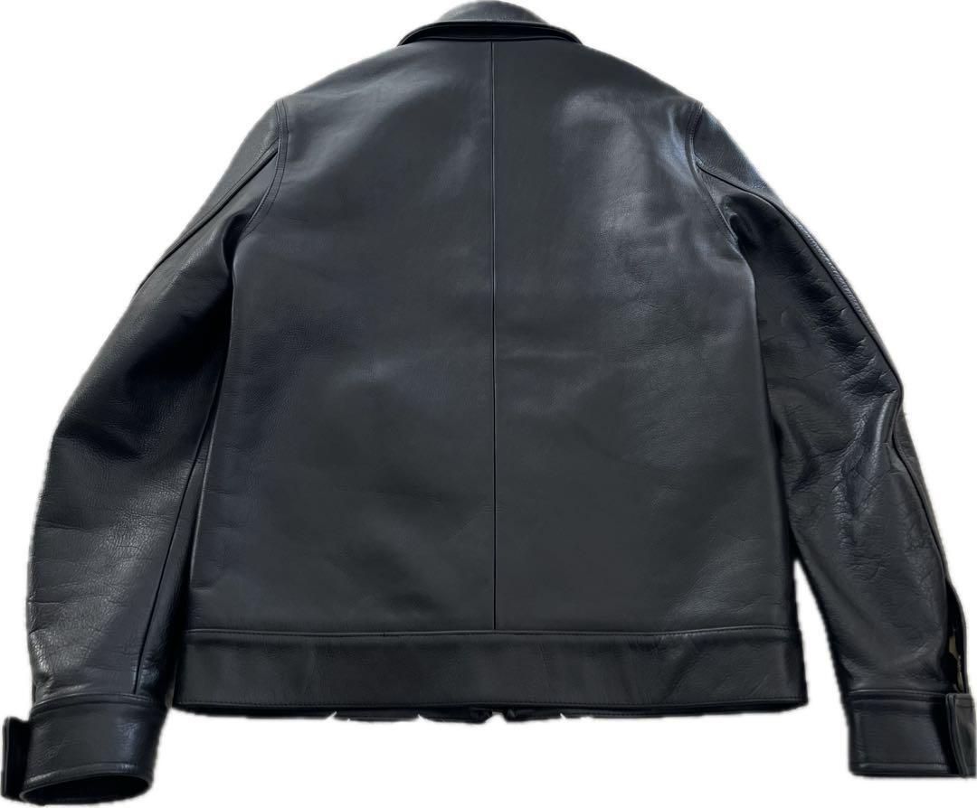 WACKOMARIAワコマリア カウレザー 牛革 シングル ライダースジャケット 美品】WACKO MARIA SINGLE RIDERS JACKET (TYPE 2) ワコマリア