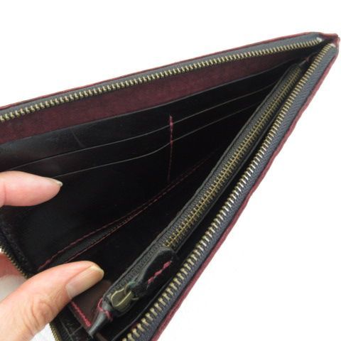ロングウォレット コーティングレザー
