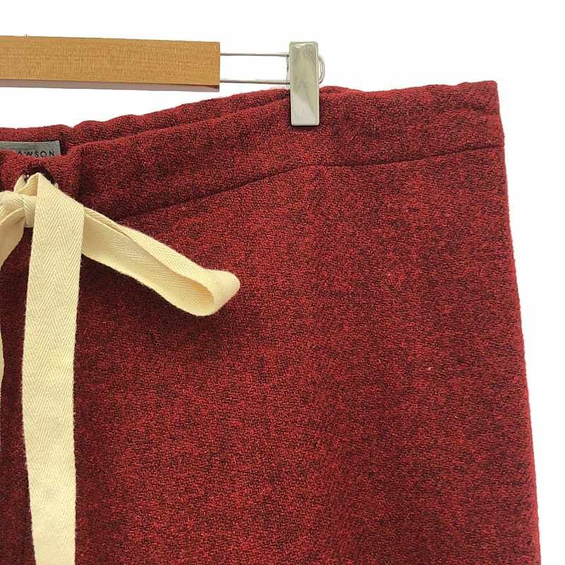 美品】 ELENA DAWSON / エレナドーソン | DRAWSTRING LINED パンツ | S | レッド | メンズ - メルカリ