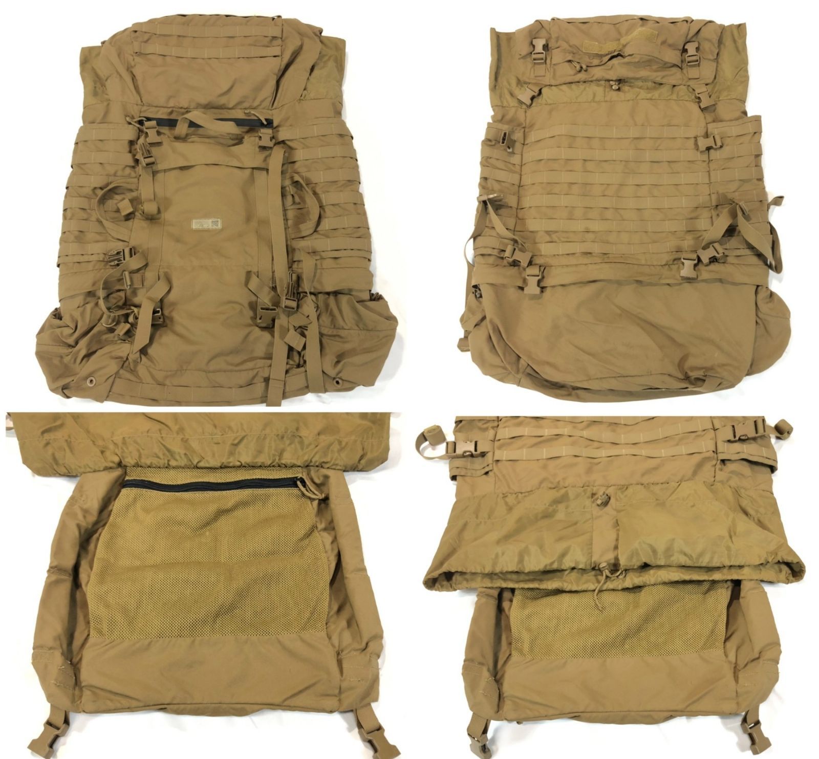 PACK メインバッグ USMC 米軍放出品USMC ヒップベルト FILBE 2セット 