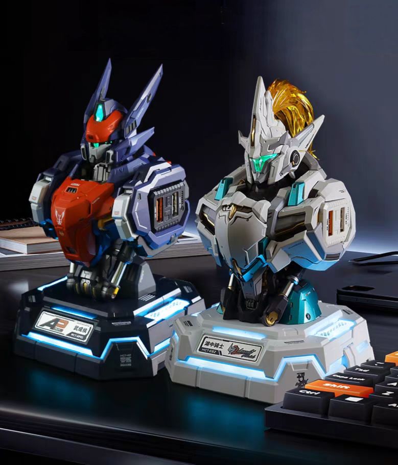 海外 MOSHOW TOYS Progenitor Effect 32W 合金機甲 武成候 湖の騎士 充電器 フィギュア 胸像充電センター 高速充電器