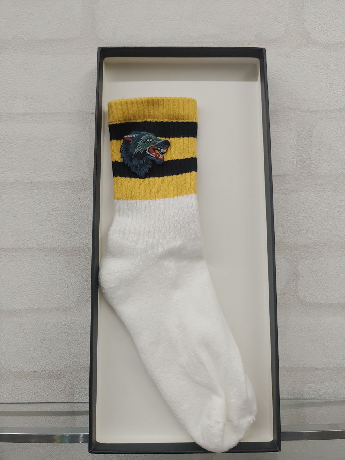 GUCCI ソックス ウルフ グッチ 靴下 ロゴ