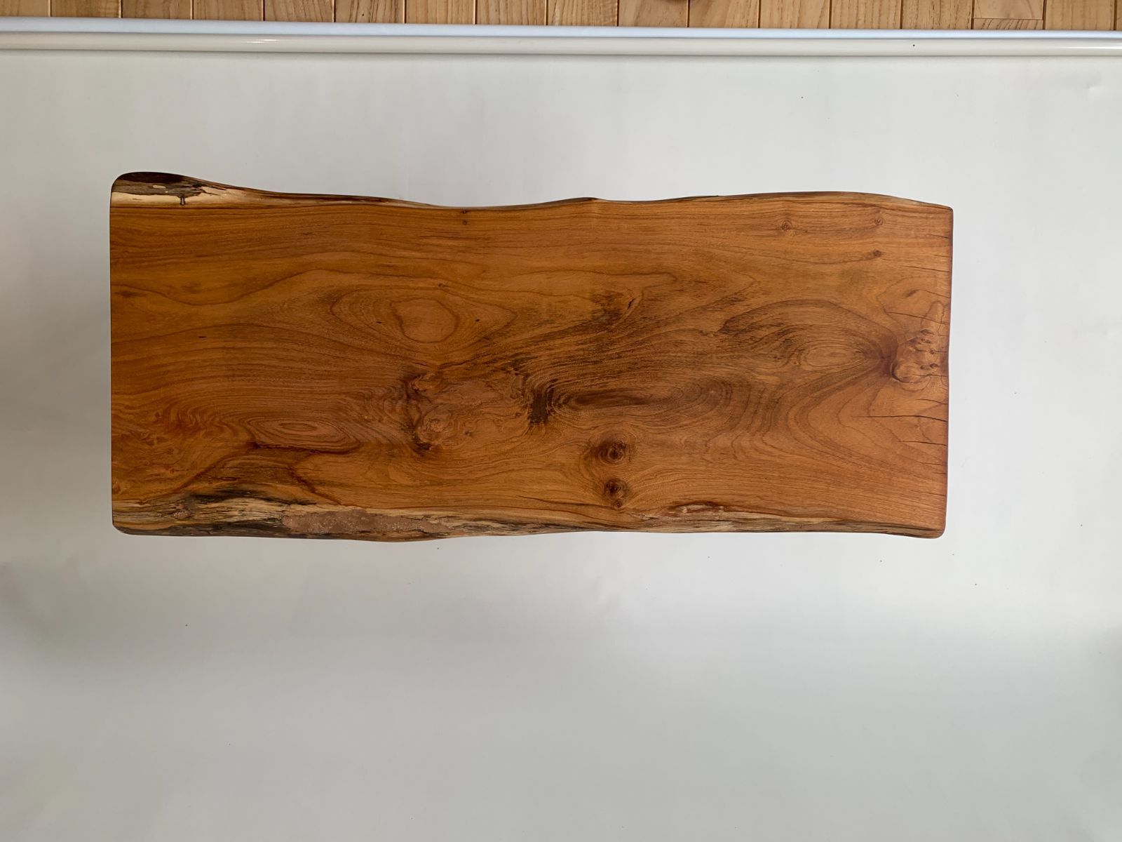 桜 サクラ 一枚板折り畳みテーブル 木製 ローテーブル ちゃぶ台