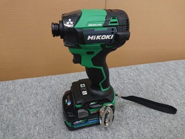 ハイコーキ コードレスインパクトドライバ WH36DD アグレッシブグリーン マルチボルト 電池付