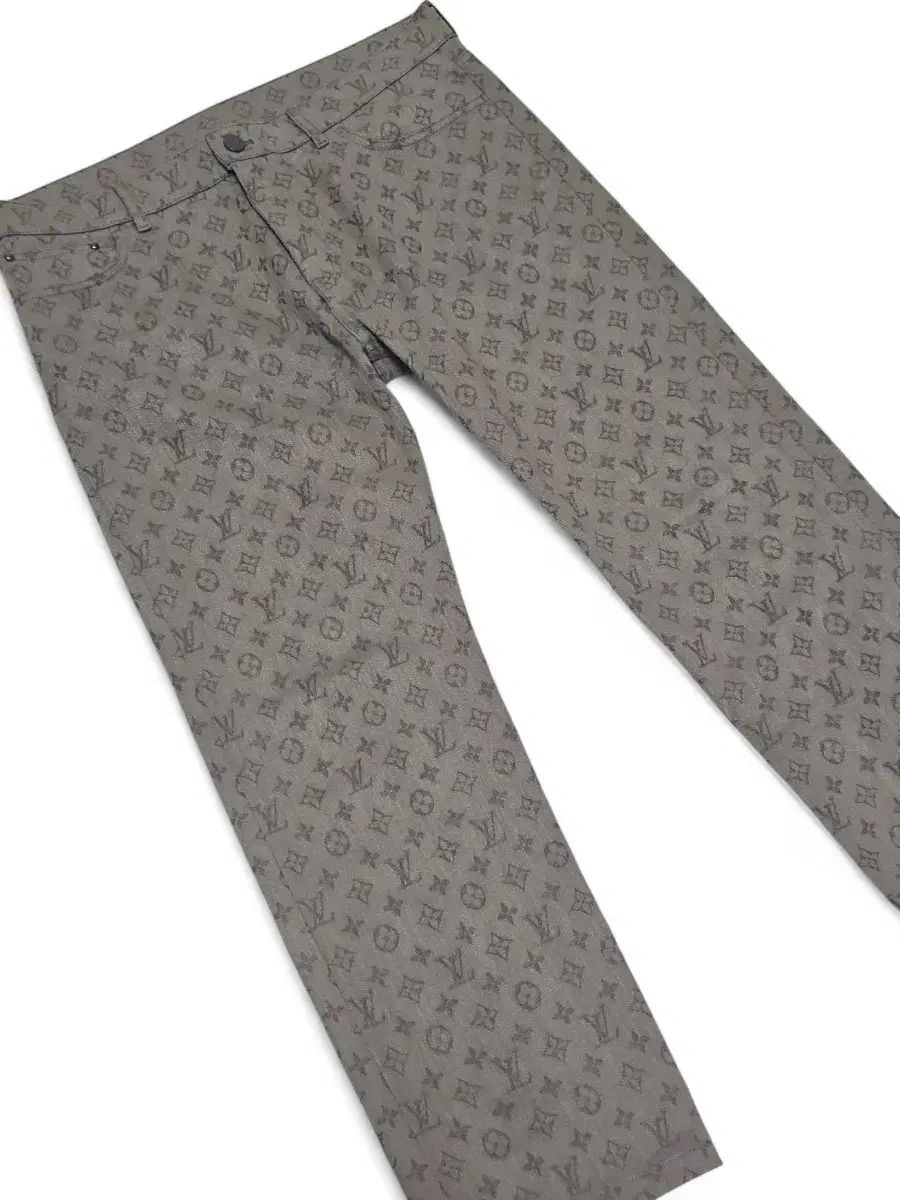 36 ) ルイ・ヴィトン モノグラム デニム パンツ Louis Vuitton