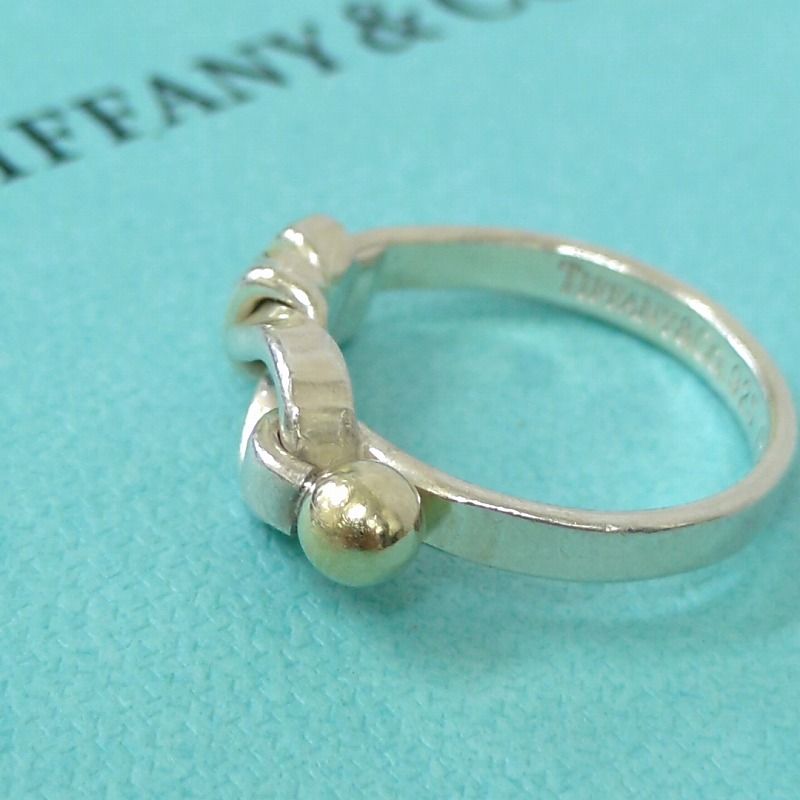 ティファニー フック＆アイ SVリング シルバー　ゴールド 925×750 TIFFANY ティファニー フック＆アイ SVリング シルバー ゴールド