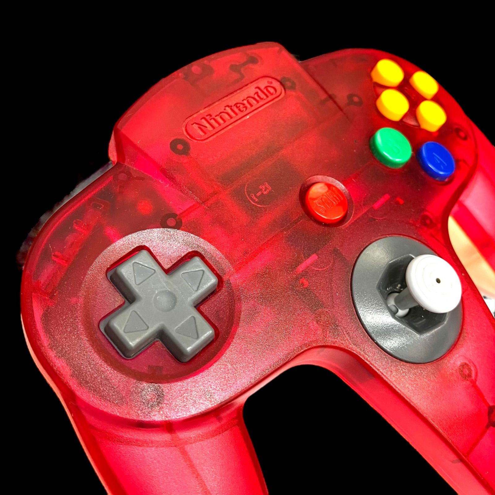 美品⭐️NINTENDO64】 ニンテンドー 任天堂64 コントローラー クリア 美品⭐️NINTENDO64】 ニンテンドー 任天堂64 コントローラー クリア